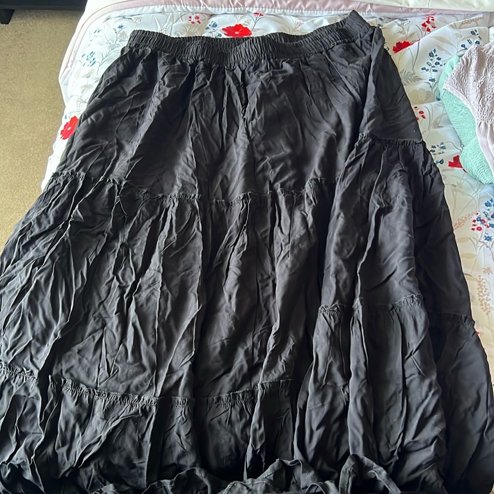 Black Long Skirt
